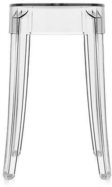 Two-Piece Charles Ghost Stool Set - Clear