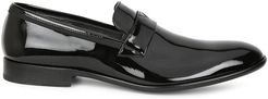 Carlos Patent Leather Loafers - Black Pate - Size 10.5