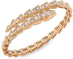 Serpenti Viper 18K Rose Gold Pavè Diamond Bracelet - Rose Gold