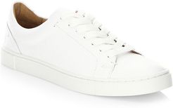 Ivy Leather Sneakers - White - Size 11
