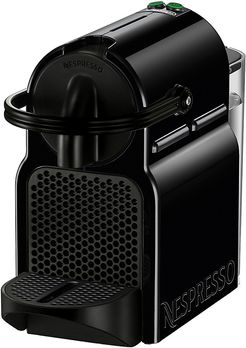 Inissia Single-Serve Espresso Machine and Aeroccino Milk Frother Set - Black