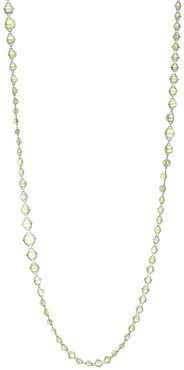 18K Yellow Gold Opal Necklace - Gold