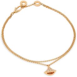 Divas' Dream 18K Rose Gold & Diamond Pendant Double-Strand Bracelet - Rose Gold - Size Small