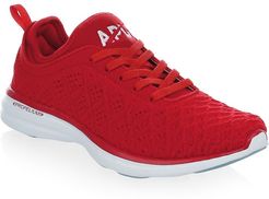 TechLoom Phantom Sneakers - Red White - Size 5