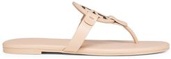 Miller Leather Thong Sandals - Beige - Size 9