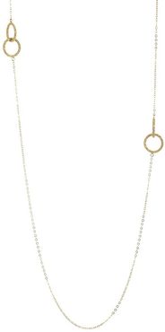 18K Yellow Gold Link Necklace - Gold