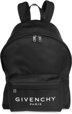 Classic Zippered Backpack - Black