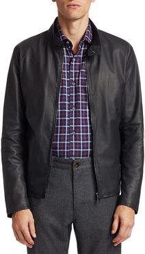 COLLECTION Leather Jacket - Grey - Size XXXL