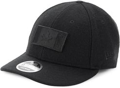 Melton Wool Baseball Hat - Black
