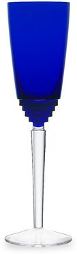 Oxymore Crystal Champagne Flute - Blue