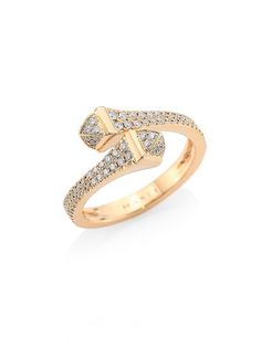 Cleo x Marli 18K Rose Gold & Diamond Ring - Rose Gold