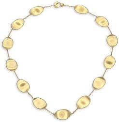 Lunaria 18K Yellow Gold Long Station Necklace - Gold