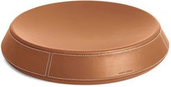 Brennan Large Leather Catchall Tray - Brown