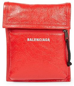 Arena Leather Explorer Pouch - Rouge