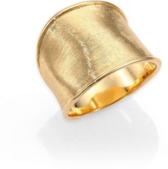 Lunaria 18K Yellow Gold Medium Band Ring - Gold - Size 8