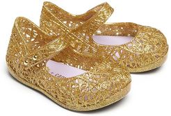 Baby's & Little Girl's Zigzag Glitter Mary Jane Flats - Gold - Size 5 (Baby)