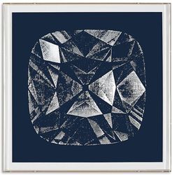 Framed Radiant Cut Diamond Print