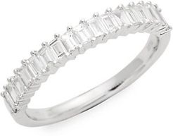 14K White Gold Diamond Eternity Ring