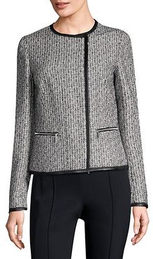 Caridee Weave Asymmetrical Jacket