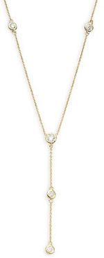 14K Yellow Gold & 0.75 TCW Diamond Y-Necklace