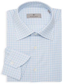 Modern-Fit Plaid Dress Shirt