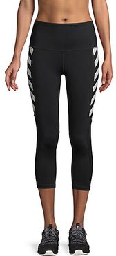 Logo Paneled Leggings