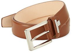 Logo Leather Belt