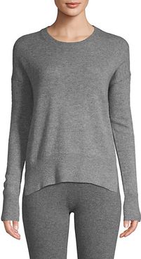 High-Low Cashmere Sweater