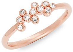 14K Rose Gold & Diamond Ring