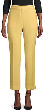 Clinton Finesse Crepe Cuffed Pants