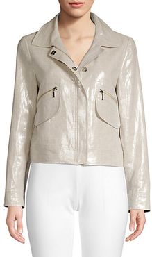 Metallic Jaquared Jacket