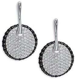 18K White Gold & Diamond Earrings