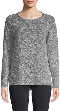 Heathered Long-Sleeve Top