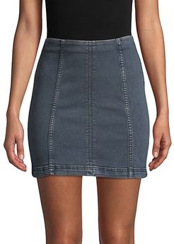 Denim Mini Skirt