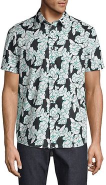 Frye Classic-Fit Floral Cotton Shirt