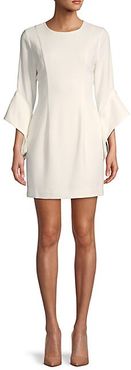 Lorie Bell-Sleeve Mini Dress