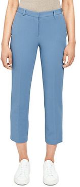 Knit Cropped Tailored Trousers