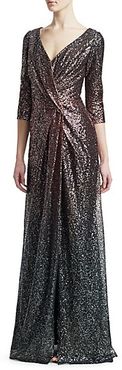 Glittering Ombr&eacute; Evening Gown