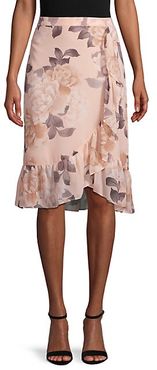 Floral Flounce Skirt