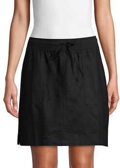 A-Line Linen Skirt
