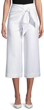 Compact Cotton Suiting Pants