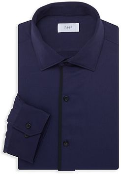 Trim-Fit Long-Sleeve Dress Shirt