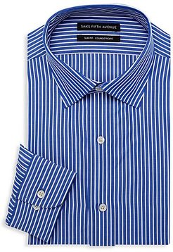 Slim-Fit Striped Dress Shirt