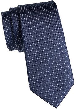 Dot-Print Silk Tie