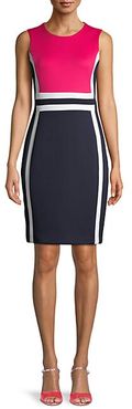 Colorblock Sheath Dress