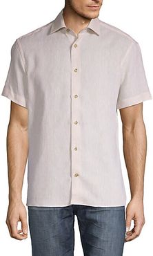 Will Solid Linen Short-Sleeve Shirt
