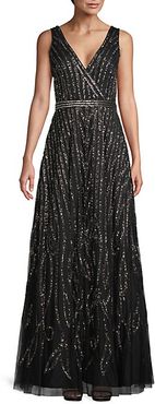 Art Deco Sequin Gown