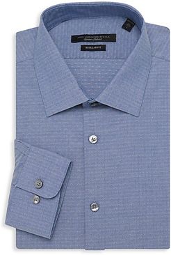 Spencer Regular-Fit Geometric Dress Shirt