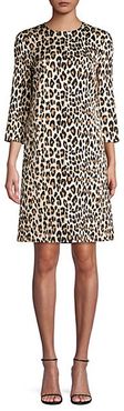 Divisus Leopard-Print Shift Dress