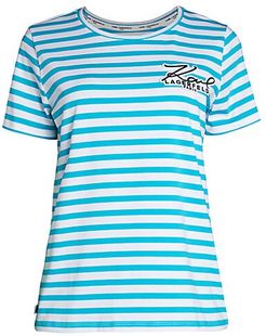 Striped Logo T-Shirt